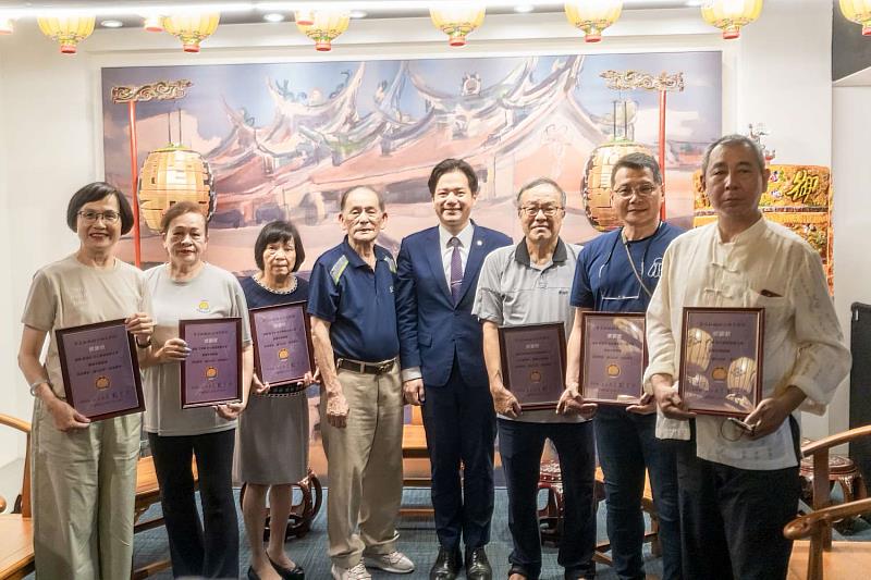 新竹市金長和媽祖水仙文物館南管文物展開幕。