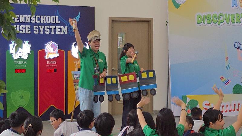 東華大學GOFAR 學生擔任活動主持人帶動現場氣氛。