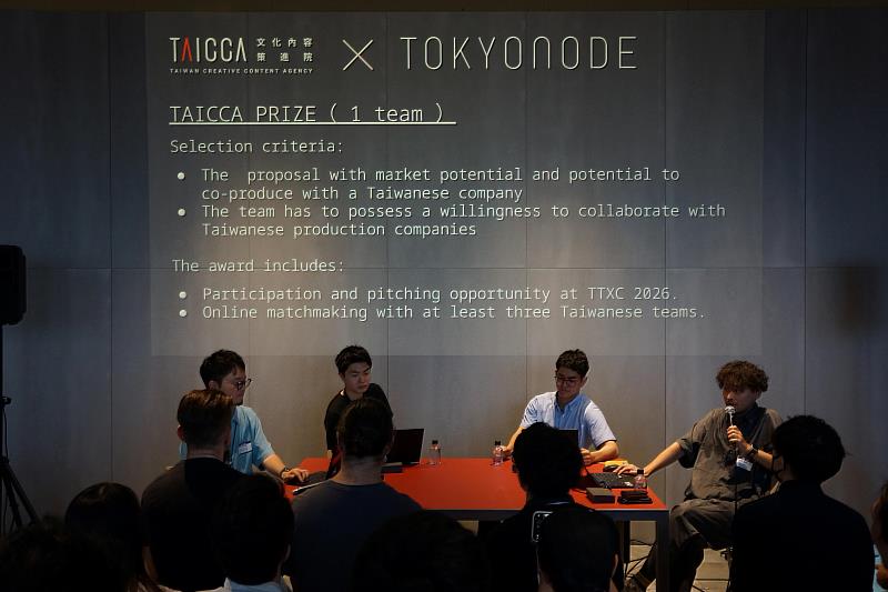 在 XR HACKATHON 獲得文策院獎的日本團隊，將由文策院協助媒合臺灣製作團隊，一起進行 XR 內容開發。