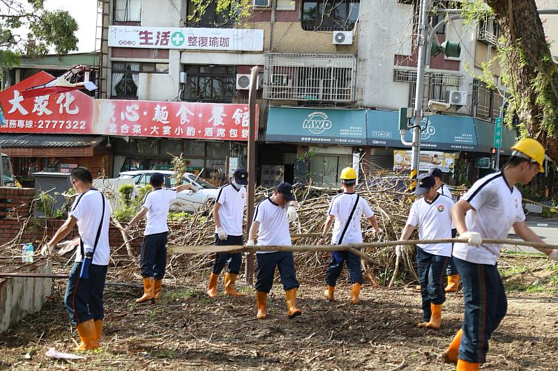 役男協助災害復原