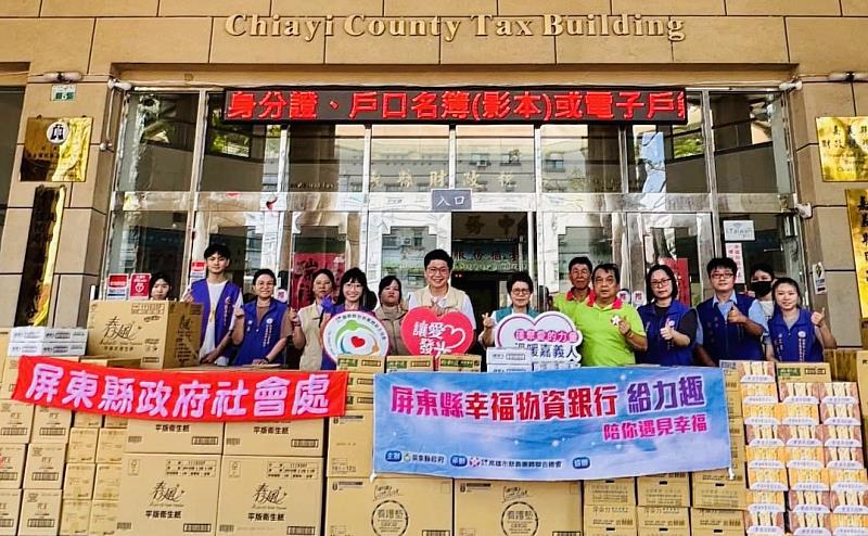 屏東跨縣援助嘉義救災物資　攜手共度難關