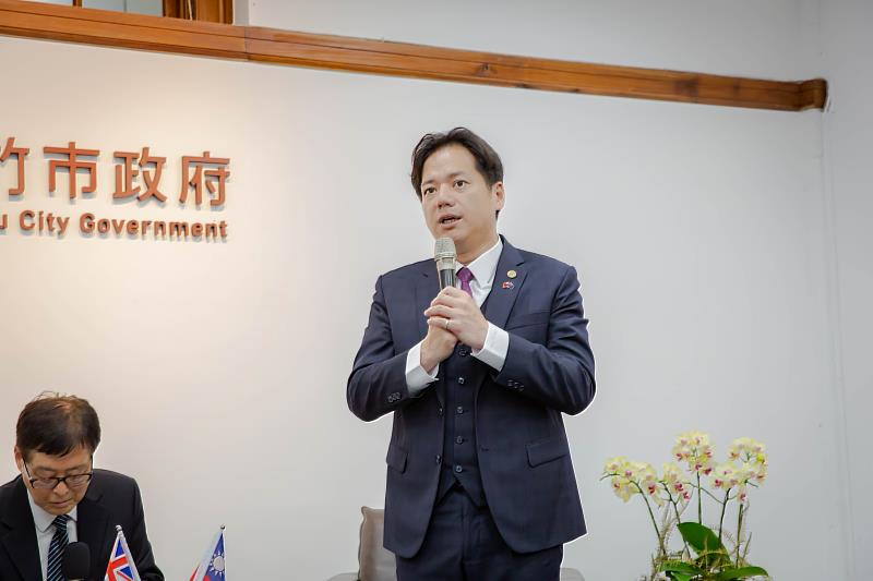 代理市長邱臣遠致詞期盼未來新竹市能與澳洲更多城市建立實質夥伴關係，拓展交流面向。