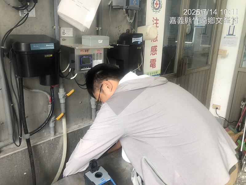 飲水安全擺第一!嘉縣災後全面抽驗