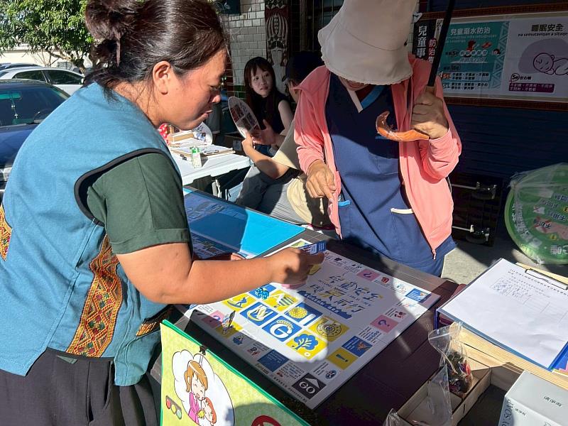 臺東縣達仁鄉衛生所結合原民部落豐年祭活動推廣「兒童意外事故預防與安全教育」宣導