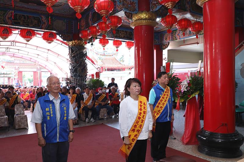0_嘉邑鎮天宮武哲天皇關聖帝君聖誕祝壽大典 黃敏惠市長祈願災後順利復原 國泰民安 (2)