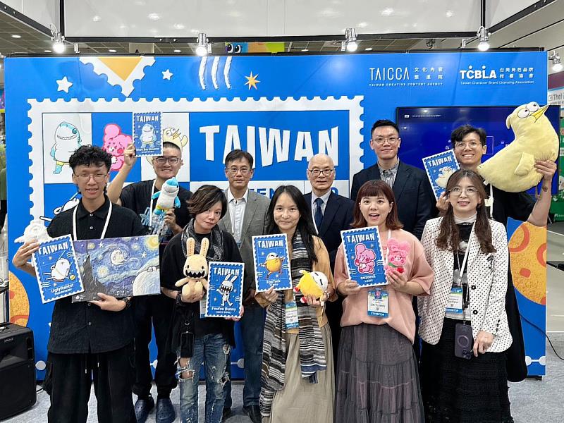 文策院攜台灣角協率領六組人氣原創 IP 參與 2025 韓國角色授權展。