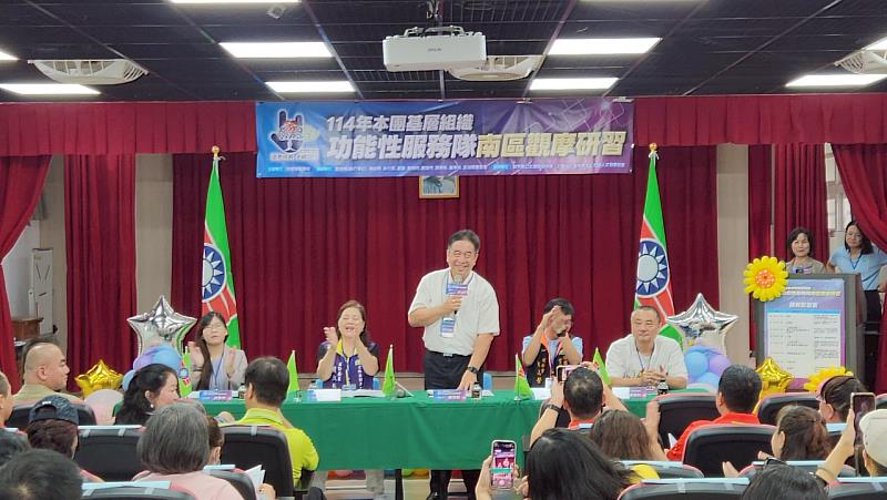 活動始業式（中間－總團部社會處陳君珩處長致詞）