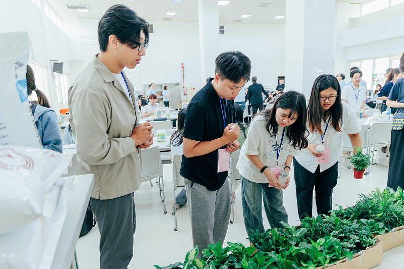 台肥設計DIY實作活動，讓學生實際觀察不同肥料對作物成長的影響。照片提供／台灣肥料股份有限公司