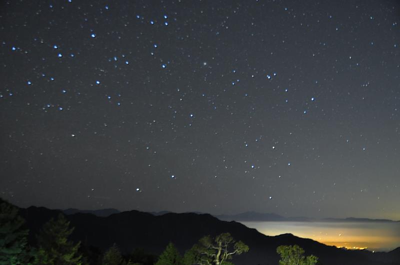 大雪山星空