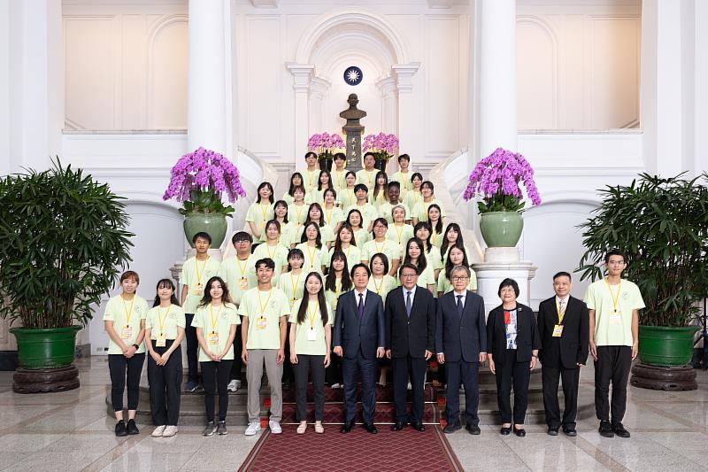 印尼國際志工隊受賴清德總統召見與勉勵