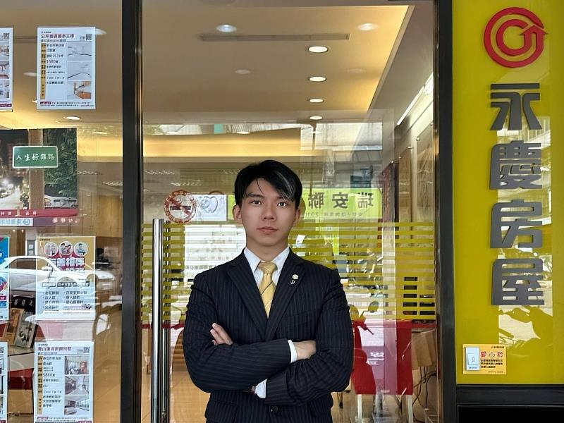 江謙和從餐飲業轉職到永慶房屋服務專員，重拾對工作的熱情。