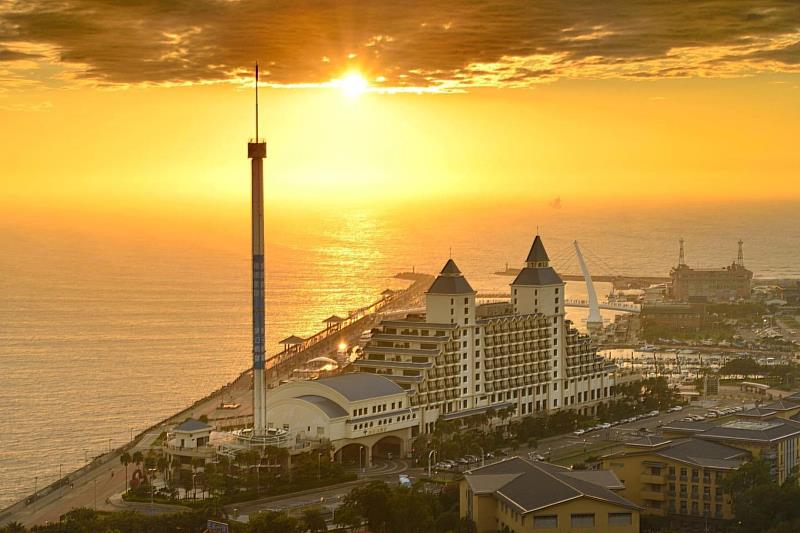 完成指定任務有機會抽中福容大飯店淡水漁人碼頭店海景豪華客房。