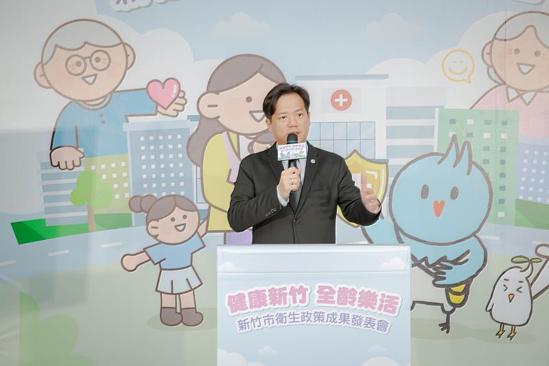 圖4.代理市長邱臣遠致詞。
