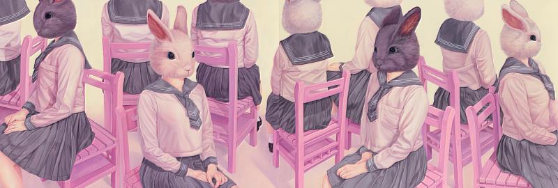 油畫類金牌獎–徐書涵〈大風吹〉