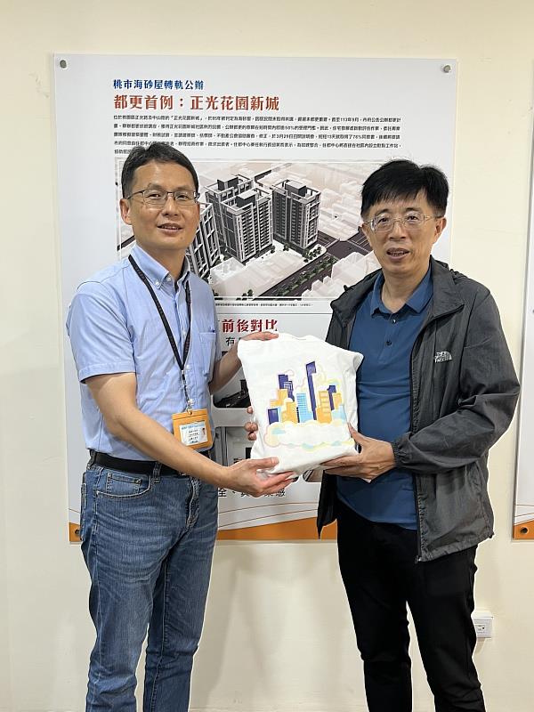 圖1 竹市都發處率團參訪桃園市,聚焦都市更新與社會住宅政策。