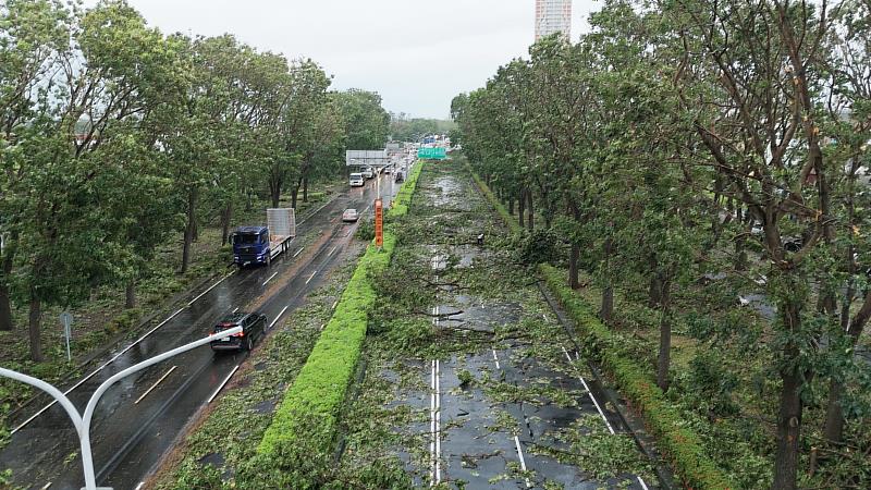 世賢路清理前