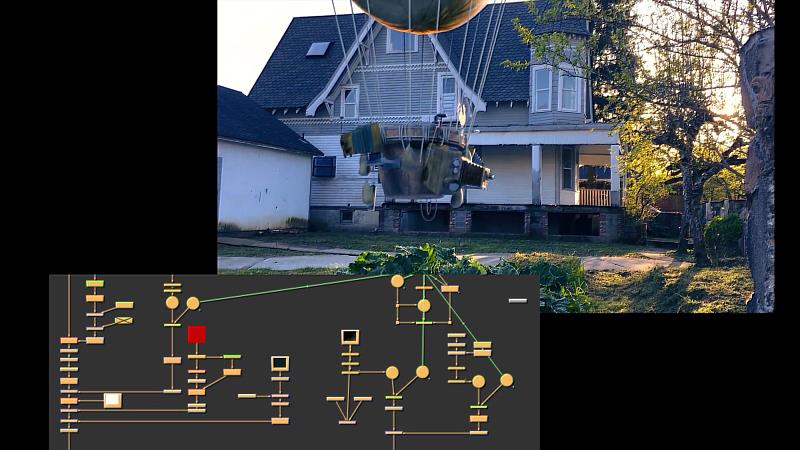 世新數媒系開設全台少數的 Nuke 特效合成課程,讓學生掌握影視特效產業中最常使用的合成軟體。(世新大學提供)