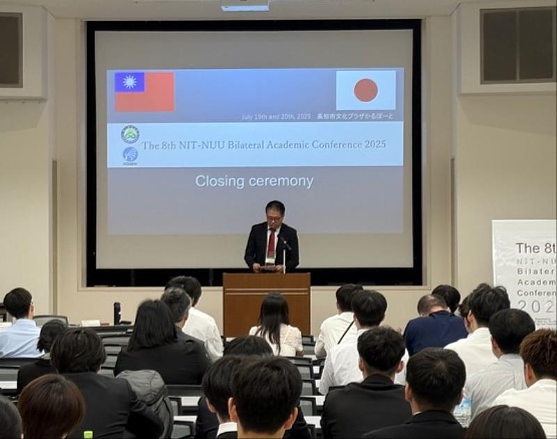 圖片3.本校侯帝光校長閉幕式致詞