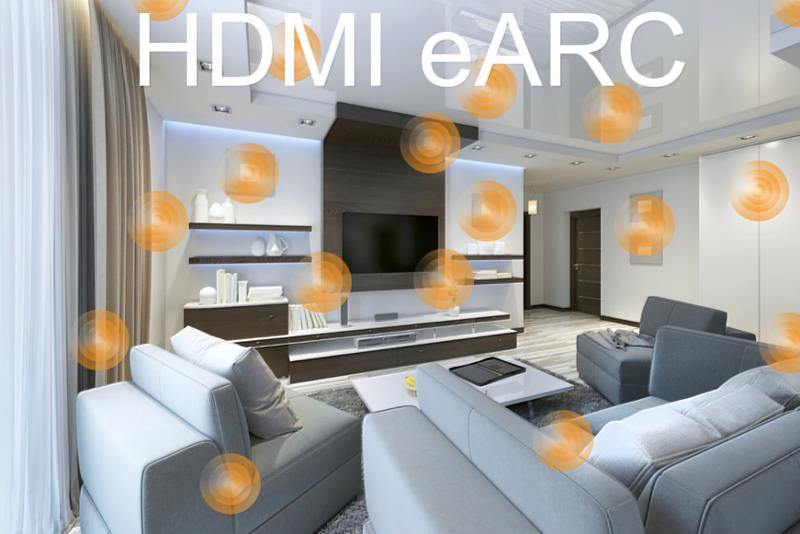 HDMI eARC 技術支援最高品質的格式和沉浸式的音效體驗