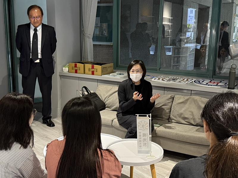 蔡宜珊總經理與中臺科大視光系學生面對面交流座談