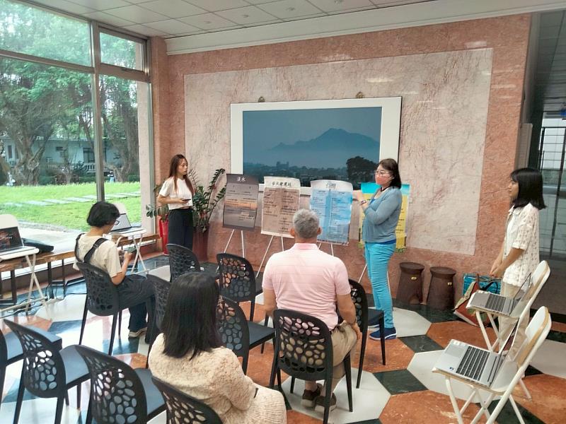 法文系陳麗娟助理教授輔導「外語專業結合AI工具推廣臺灣在地文化」，並舉辦成果發布會。（圖／淡江大學提供）