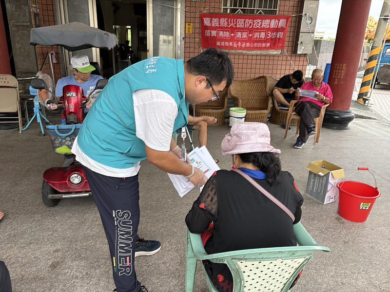 防範災後疫病，東石鄉衛生所醫療衛教同步推進