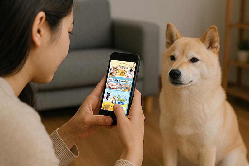 HAPPY GO App打造「毛小孩」寵物專區,攜手五大人氣寵物品牌,給予飼主方便又全方位服務體驗。