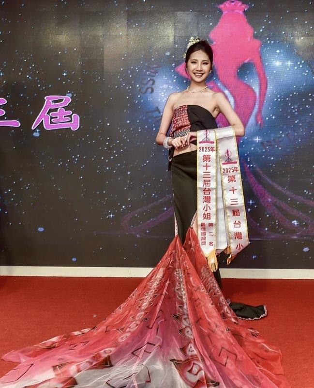 台灣小姐總決賽倒數，8號選手黃韻霏。