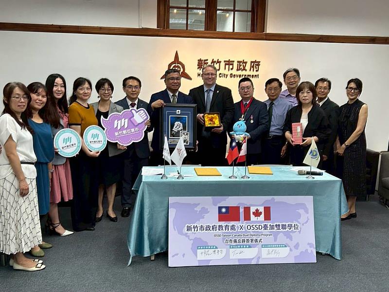 與會貴賓與媒體齊聚見證歷史性時刻，新竹市首度啟動國際雙聯學程合作盛典