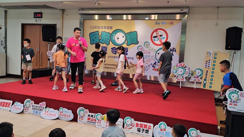 嘉義縣衛生局「反菸Q寶」夏令營熱鬧登場-5