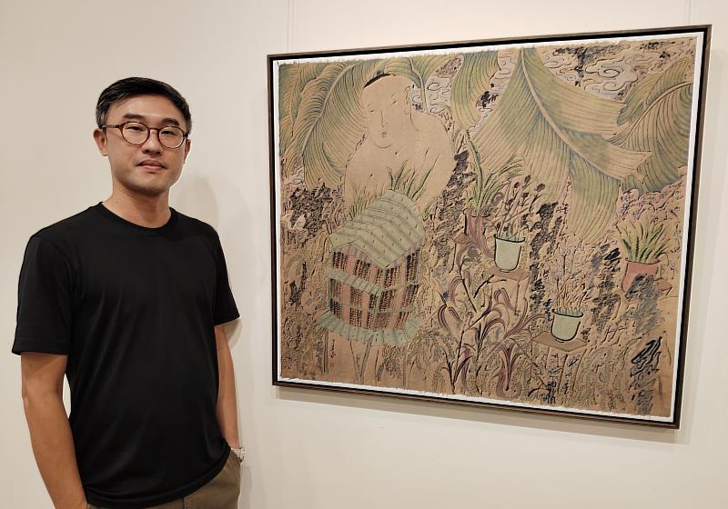 藝術家廖文豪藉由對現代生活的深刻反思，呈現山水畫在當代社會中的另一種存在方式與可能性。