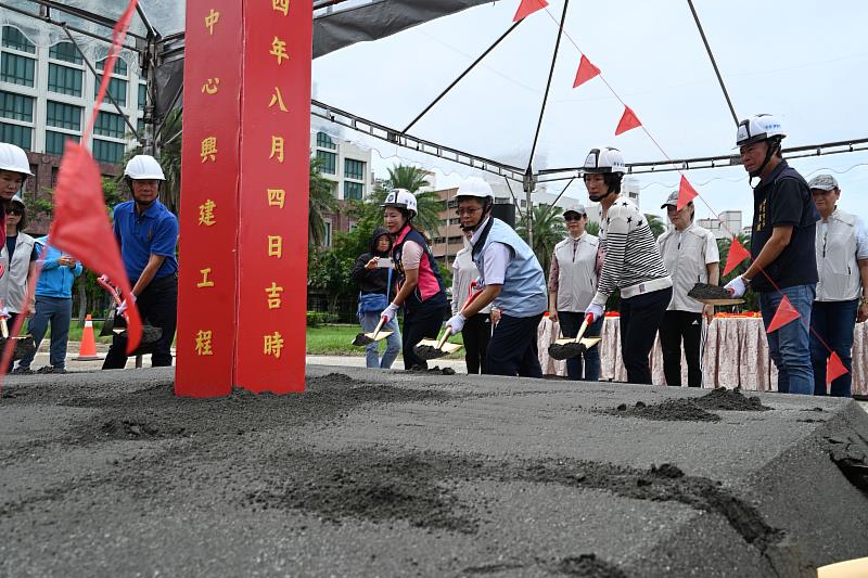 臺東縣網球中心今開工 饒慶鈴:打造全民運動新地標 提升在地生活品質