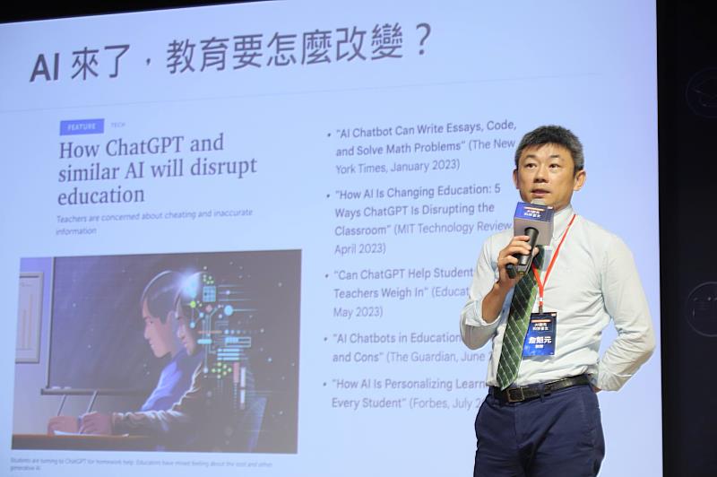 教育部新工程計畫主持人詹魁元教授出席南臺科大增能工作坊
