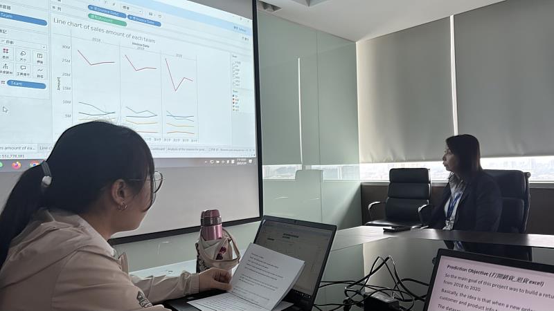 亞大會資系同學，在馬來西亞永信東南亞控股公司實習，參與會議。