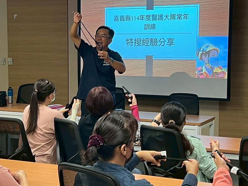 嘉義縣衛生局辦民防團醫護訓練,強化災害應變醫療量能-2