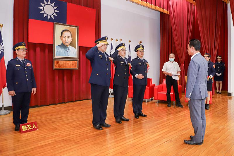 嘉義縣警察局分局長聯合交接典禮-2