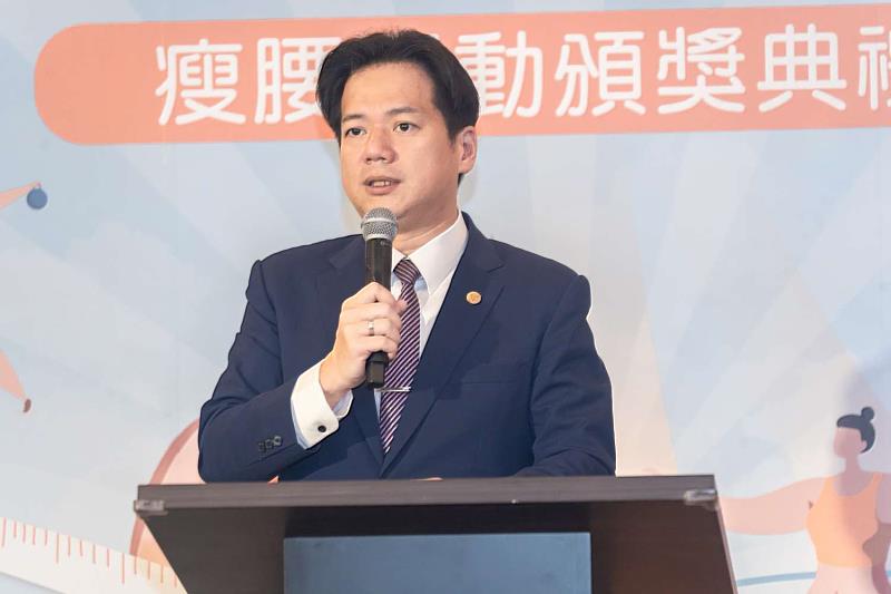 代理市長邱臣遠致詞,肯定參賽者努力成就健康人生。