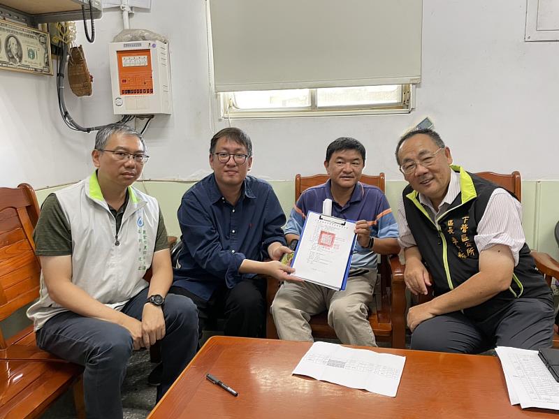 圖1-農水署及下營區公所媒合優良廠商-簡易契約程序簡便