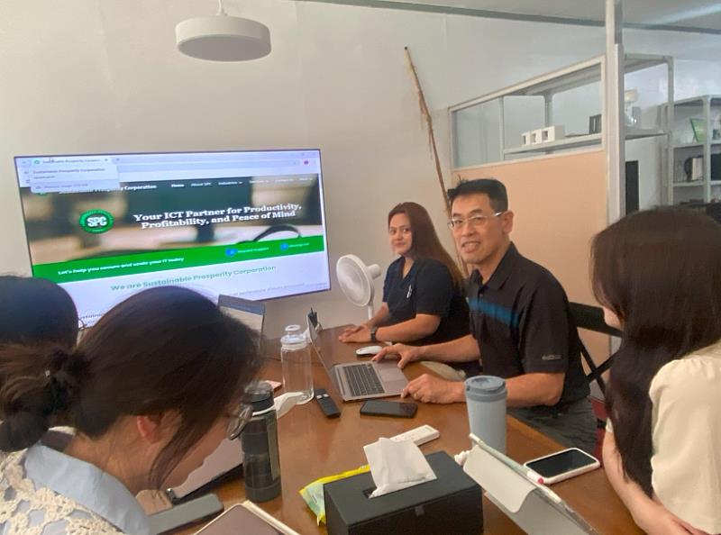 北商大學生抵達菲律賓後，SPC企業安排專人協助住宿及生活安頓，並指派企業導師全程指導。