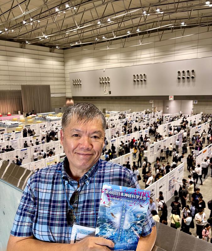 亞大心理系主任廖瑞銘出席「2025日本神經科學大會」。