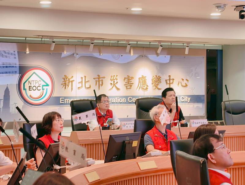 因應楊柳颱風，新北市府啟動防颱整備，確保市民安全