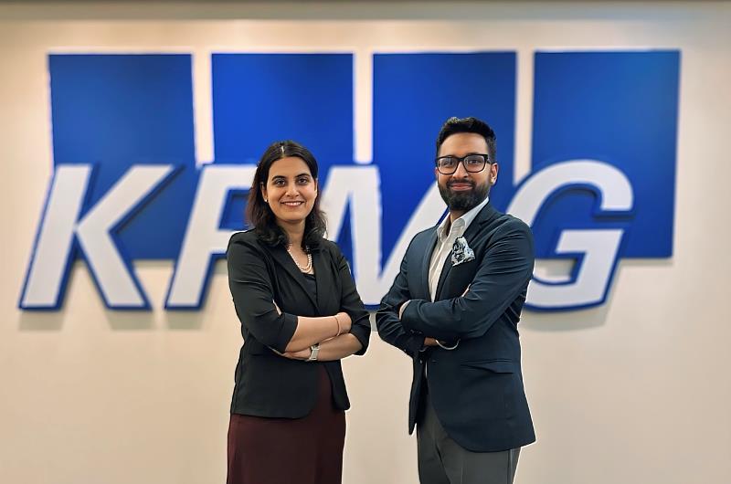 KPMG印度所企業與國際稅務會計師Nitika Mehta(圖左)、間接稅與投資優惠會計師Nikit Popli近日來台與企業分享印度市場。