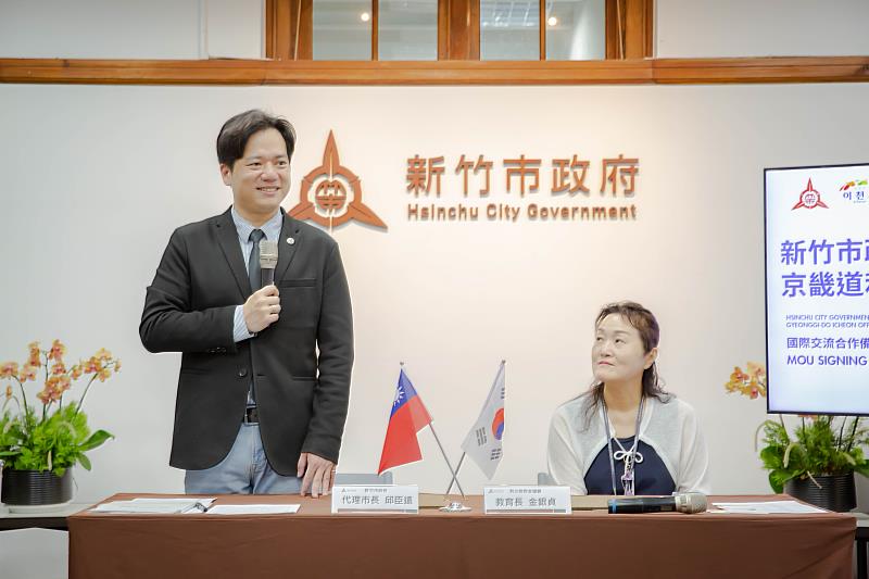 圖3.代理市長邱臣遠致詞。