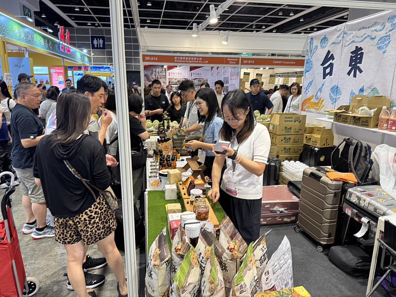 臺東工策會攜手在地品牌前進2025香港美食博覽 打開國際商機新視野