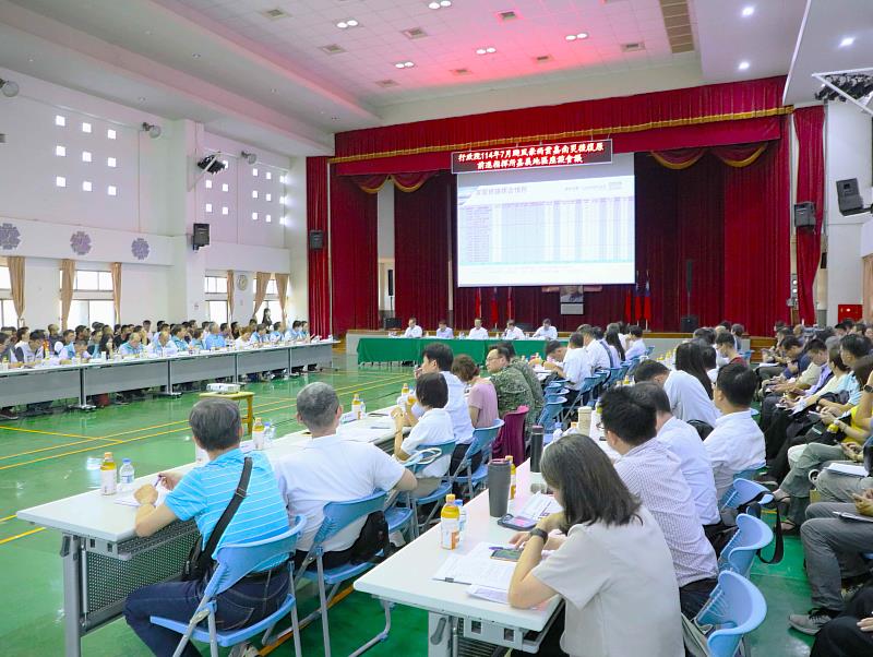 前進指揮所召開嘉義地區座談會 中央與縣府協力加速地方災後重建