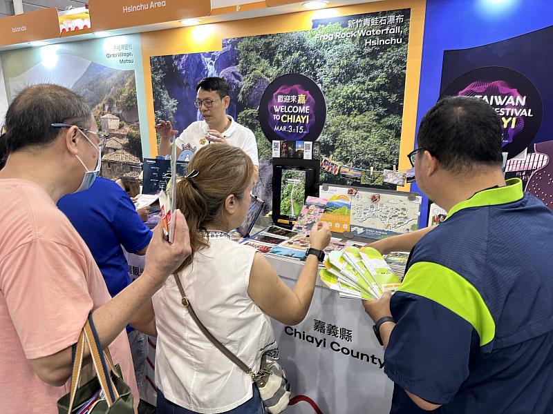 嘉義縣文化觀光局進軍新加坡旅展，推廣2026台灣燈會在嘉義-3