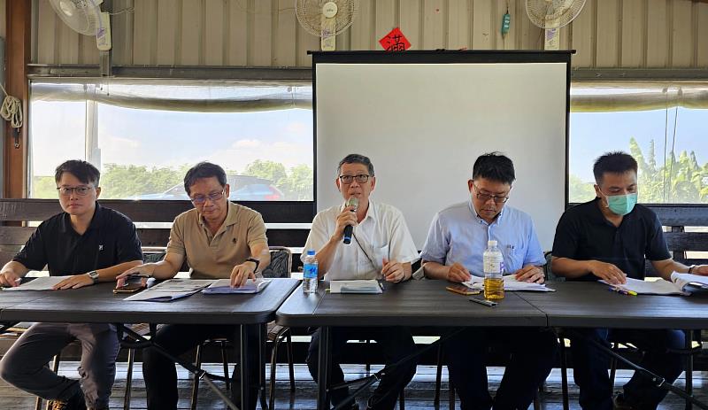 漁業署於8月22日在臺南市南瀛養殖生產協會辦理因應美國關稅養殖漁業座談會