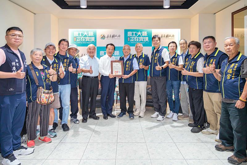台北景福宮捐款220萬助嘉縣災後重建
