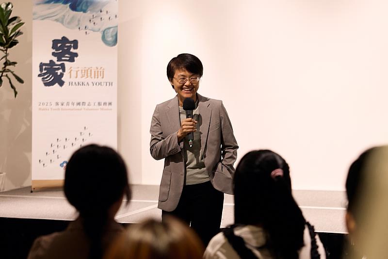 圖2 客委會主委古秀妃致詞