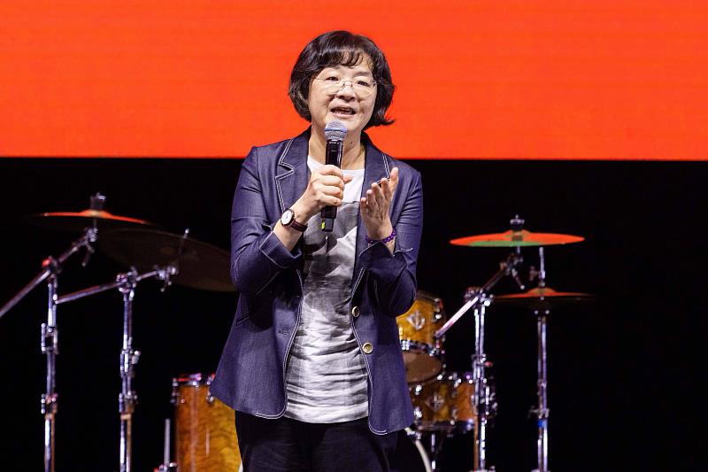 文化部常務次長徐宜君致詞。